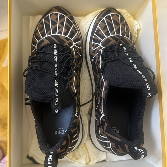 Fendi Lycra FF Sneakers Size 40 - Picture 5 of 7
